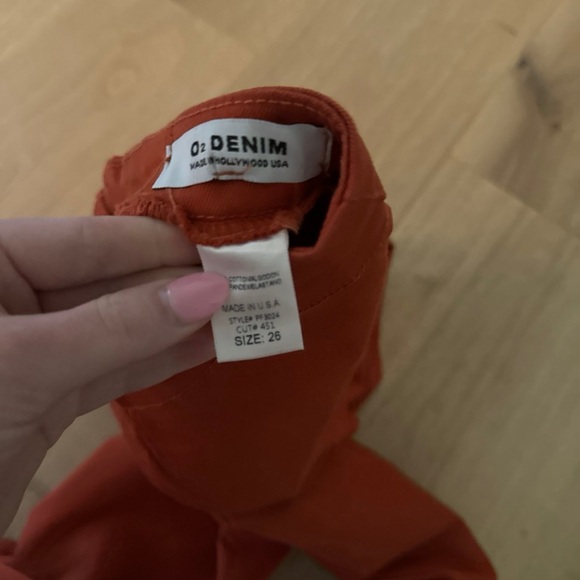 O2 Denim Rust Flare Jeans - Picture 5 of 6
